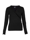 NÜ ADELE wrap tee Tops and T-shirts Black
