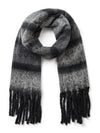 NÜ Aya Scarf Stripe Scarfs 901 Grey mix