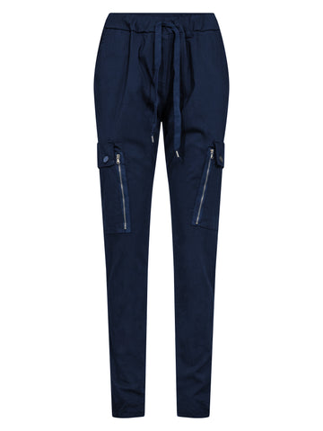 NÜ CARMEN cargo trousers Trousers 476 Navy