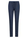 NÜ CARMEN plain trousers Trousers 476 Navy