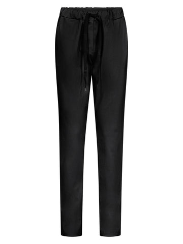 NÜ CARMEN plain trousers Trousers Black