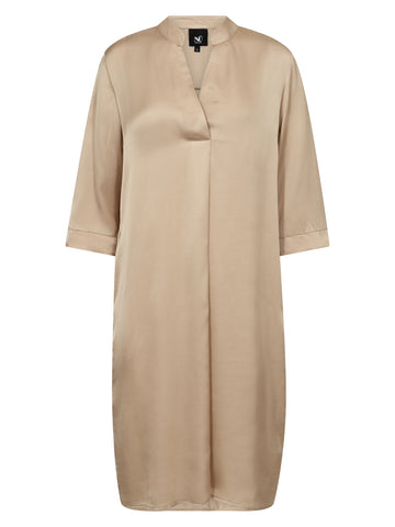 NÜ CILJE tunic dress solid Dresses 130 sand