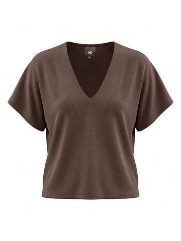 NÜ DITTE RONNIE top Tops and T-shirts 289 Brown