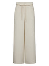 NÜ DELEI Trousers Trousers 112 Bone