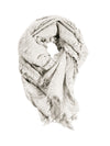 NÜ HOPE Large multi scarf Scarfs 112 Bone